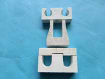 Tempering furnace accessories Tempering furnace frame brick Ceramic tube fixing frame brick Shaped brick Ceramic tube fixing parts