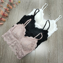 Lace beauty back wrap chest lap free from wearing bra harness Breasted Chest Thick Cup Small Chest Coalesque Woman Sensation Bra