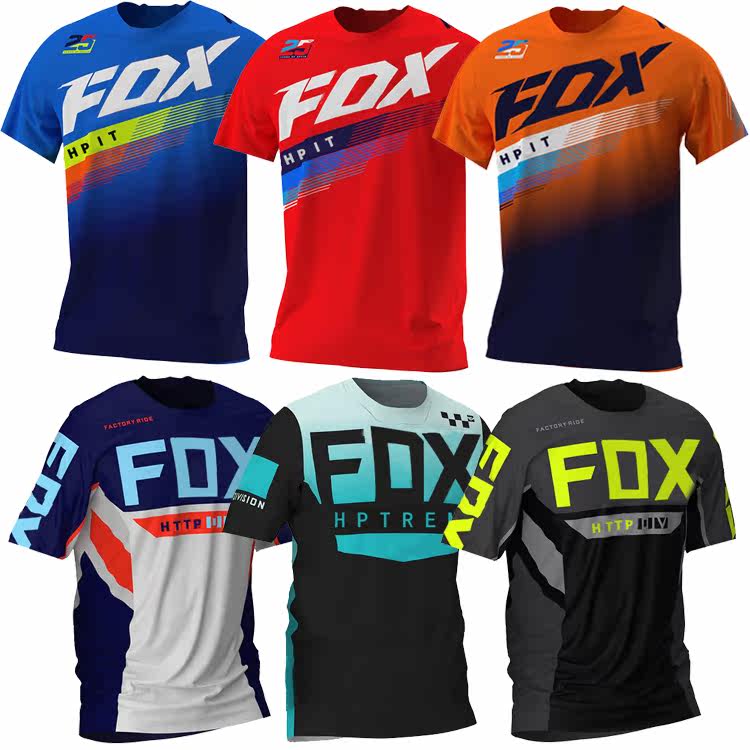 2022 new fox clothing comfortable light short-sleeved downhill clothing summer mountain bike off-road motorcycle clothing T-shirt