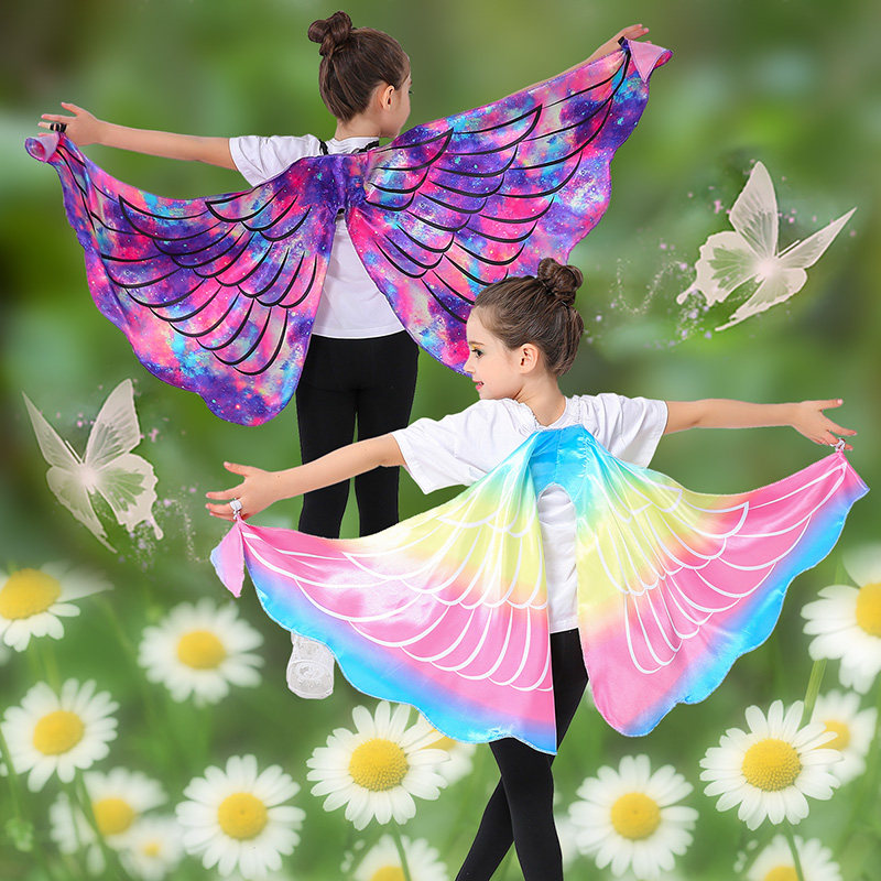 Children Halloween unicorn wings Cosplay Costume Children Girls Stage Performance Props Butterfly Wings