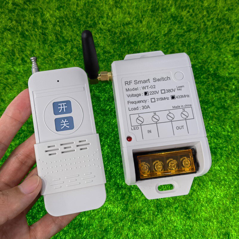 380V220V大功率遥控开关水泵开关电机开关灯具电源箱无线发射电源