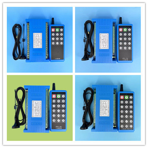 12V24V15路工业无线遥控开关遥控工业设备控制多台同时工作不干扰