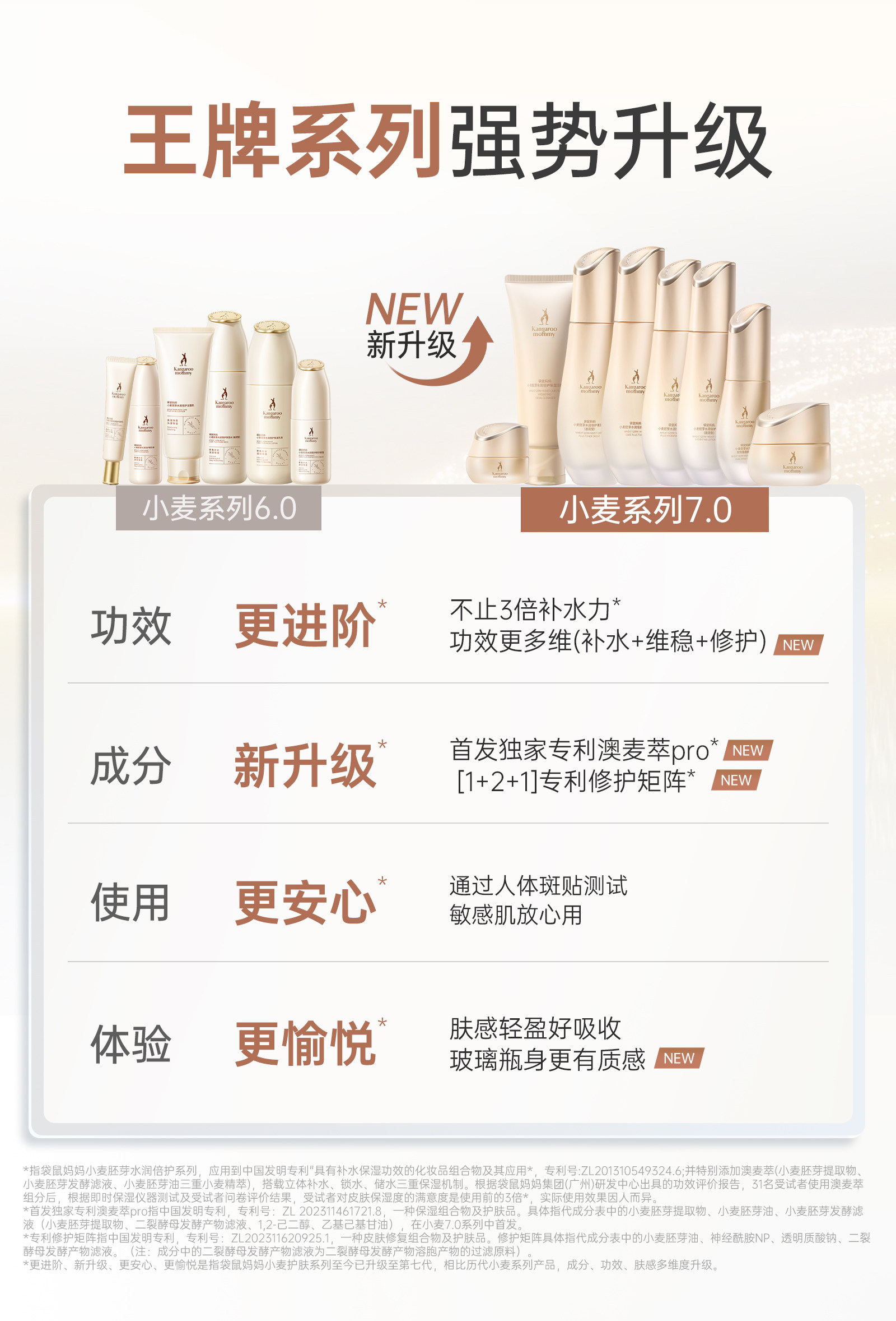 袋鼠妈妈小麦洗面奶温和清洁毛孔护肤品敏感肌可用氨基酸洁面乳 — 21
