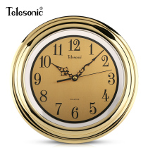 TELESONIC Uranus Chinese-style WALL-mounted CLOCK Study Living room Gossip clock Silent Retro QUARTZ CLOCK