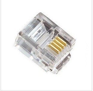 High quality universal phone crystal head 4-pin crystal head 6P4C crystal head RJ11 crystal head