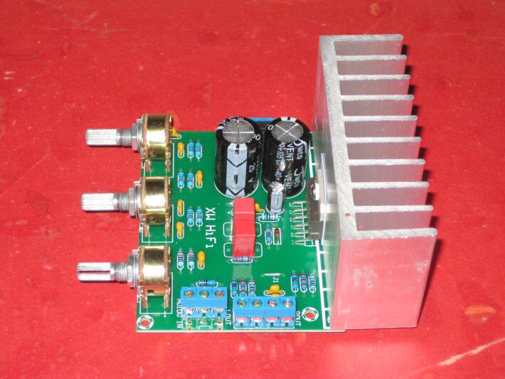 Купить Усилитель hifi高保真tda7265功放板 双声道带高低音调节 带散热器 成品板 в интернет ...