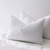 Cotton simple pure white breathable velvet pillow core soft skin-friendly minimalist craft 48 * 4cm pillow