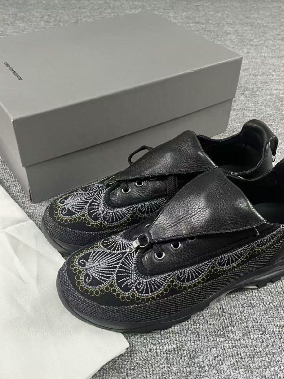 24ss kiko kostadinov winter collection: new leather loafers