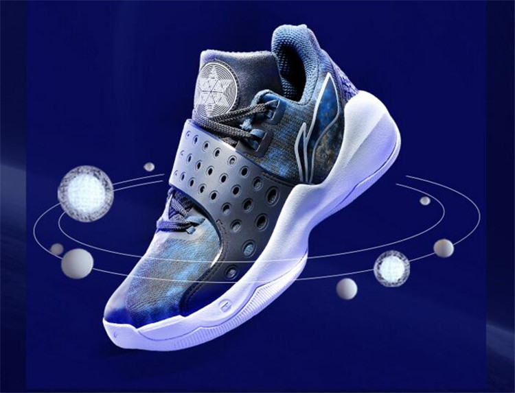 Light anh thao thể thao Li Ning 2018 âm thanh mới tốc độ VI6 thấp giúp chống sốc giày bóng rổ nam ABAN053 - Giày bóng rổ giày bóng rổ curry
