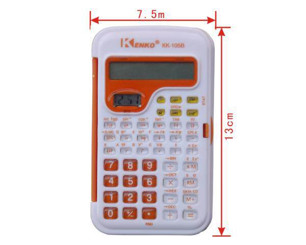 105B Type of color Cardress with clock 10 digits Number of buttons cover Science Calculator Size 7 5 * 13cm
