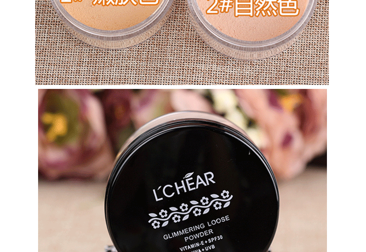 Nước khoáng Phấn trang điểm thân thiện với da, phấn phủ dạng bột mật ong che khuyết điểm, phấn phủ trang điểm không dễ tẩy trang. phấn phủ gucci