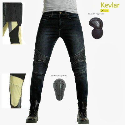 Loon Biker Kefra Motorcycle jeans cycling jeans locomotive trousers wear anti-wrestler trousers spring summer