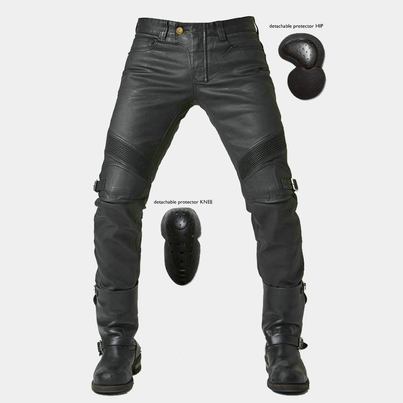 LOONG BIKER Motorcycle Jeans Men's and Women's Coating Vintage Biker Cycling Pants Racing Pants Waterproof CE