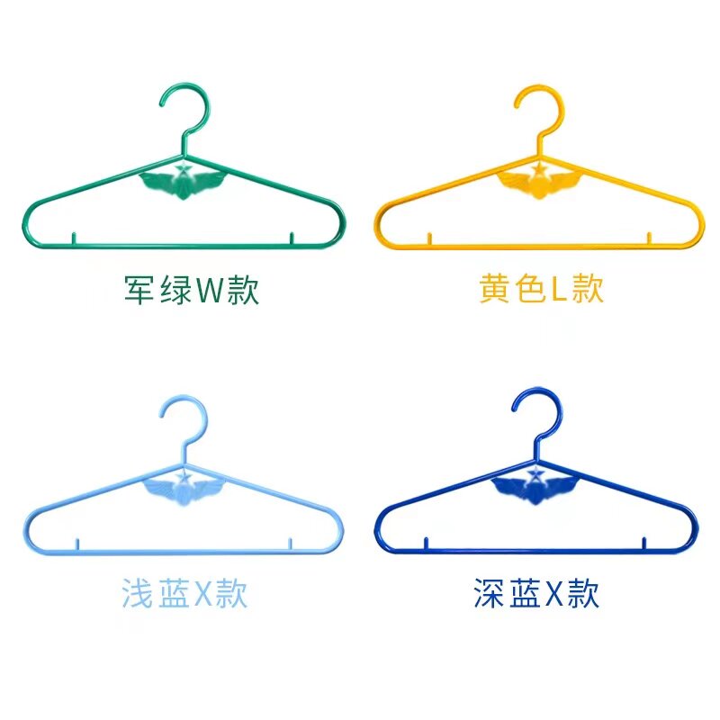 3547 hangers Military green hangers hang clothes ABS plastic military fan five-pointed star pacesetter interior hangers