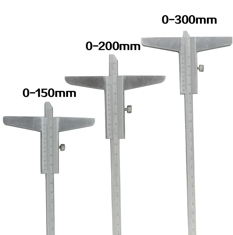 Shen work depth ruler 0-200 300500600 bridge length 150200300 lengthened bridge long foot depth ruler