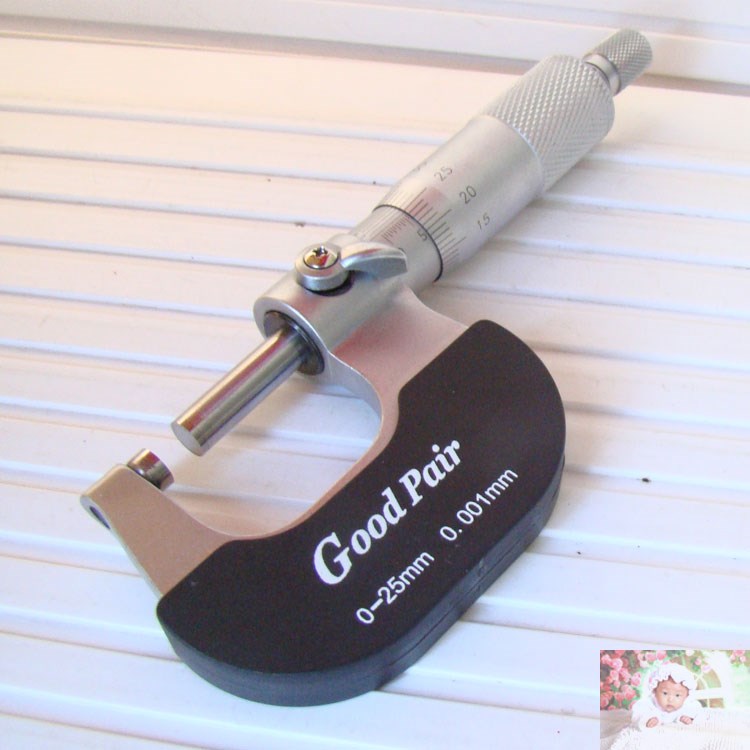 Taiwan Goodpair micron micrometer 0-25mm0 001 micron outer diameter fractograph film