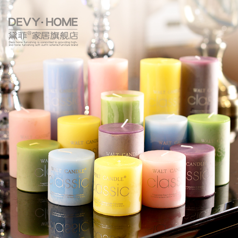 Scented candles Home decoration Candlestick small ornaments Creative Best friend Birthday gift Valentine's Day table candlelight dinner