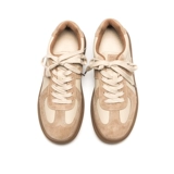 Универсальные кроссовки для отдыха на плоской подошве, весенняя обувь, из натуральной кожи