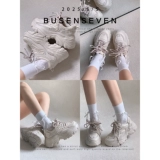 柒步森林 Спортивная универсальная обувь на платформе для отдыха, весенняя сумка