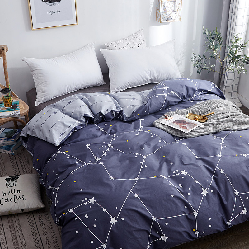 Cotton quilt cover single summer single 1 5x2 0 meters cotton household double thin 200x230 simple quilt cover