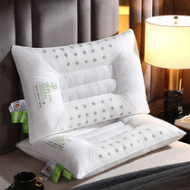 Sicklesenna pillow pillow core protection cervical spine sleep a pair of clothes for home students Single All cotton does not collapse and does not deform