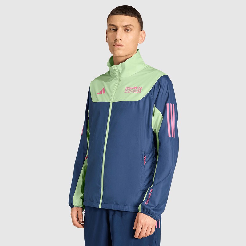 Adidas Berlin Berlin Marathon Race Limited Edition Windproof Lightweight Running Sports Jacket in Stock