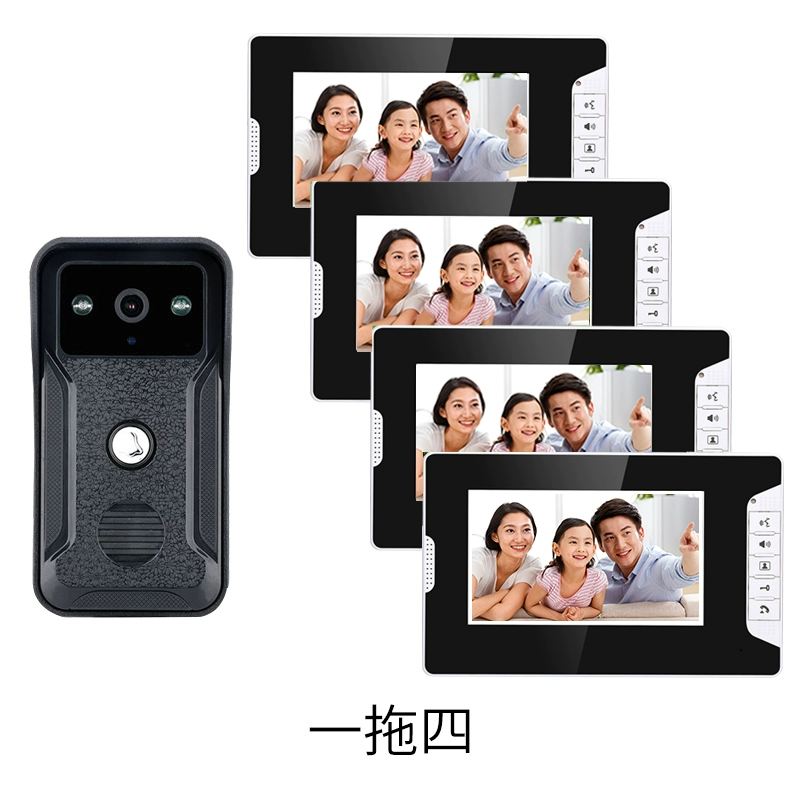 HETAi video liên lạc chuông cửa có dây nhà biệt thự xây dựng hệ thống kiểm soát truy cập video thông minh giám sát điện tử chuong cua co hinh Chuông cửa có hình