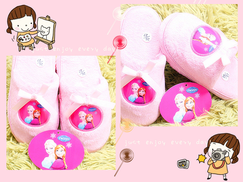 Pantoufles enfants en suède pour printemps - Ref 1012384 Image 13