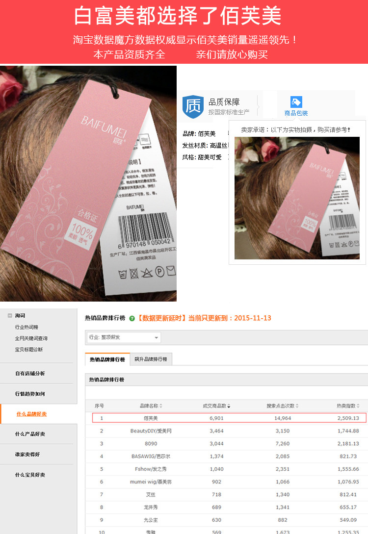 Perruque cheveux courts - Ref 2607658 Image 8