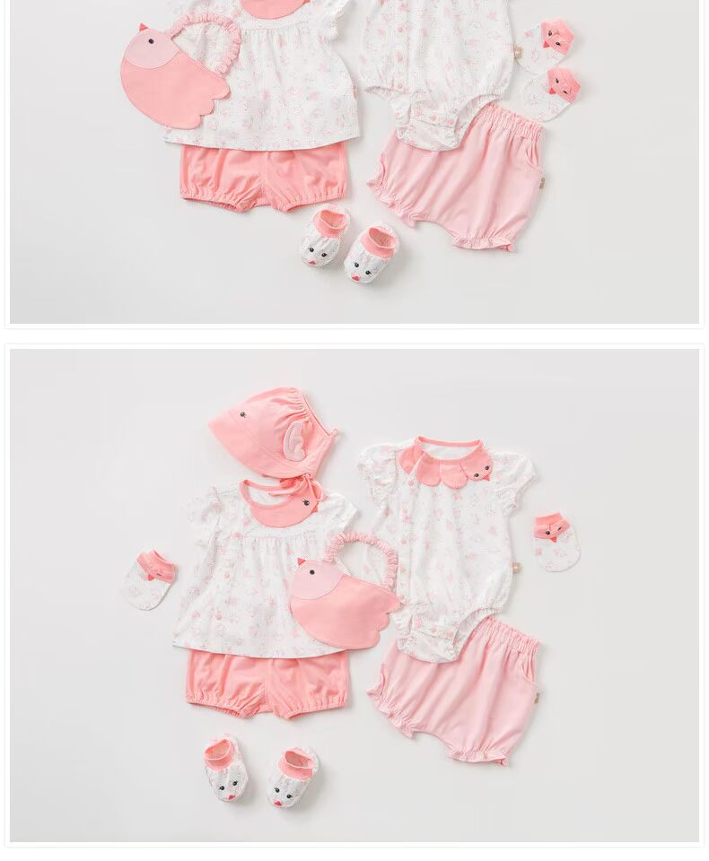 Davebella david Bella 2019 mùa hè mới cho bé bộ quà tặng cho bé tám bộ - Bộ quà tặng em bé bán hộp quà tặng bé sơ sinh