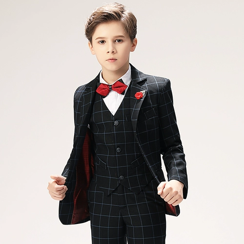 Костюм мальчика цветочника, классический костюм, платье для мальчиков, пианино, наряд для музыкальных выступлений, подходит для подростков