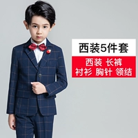 Комплект, костюм, штаны, рубашка, галстук-бабочка, брошь