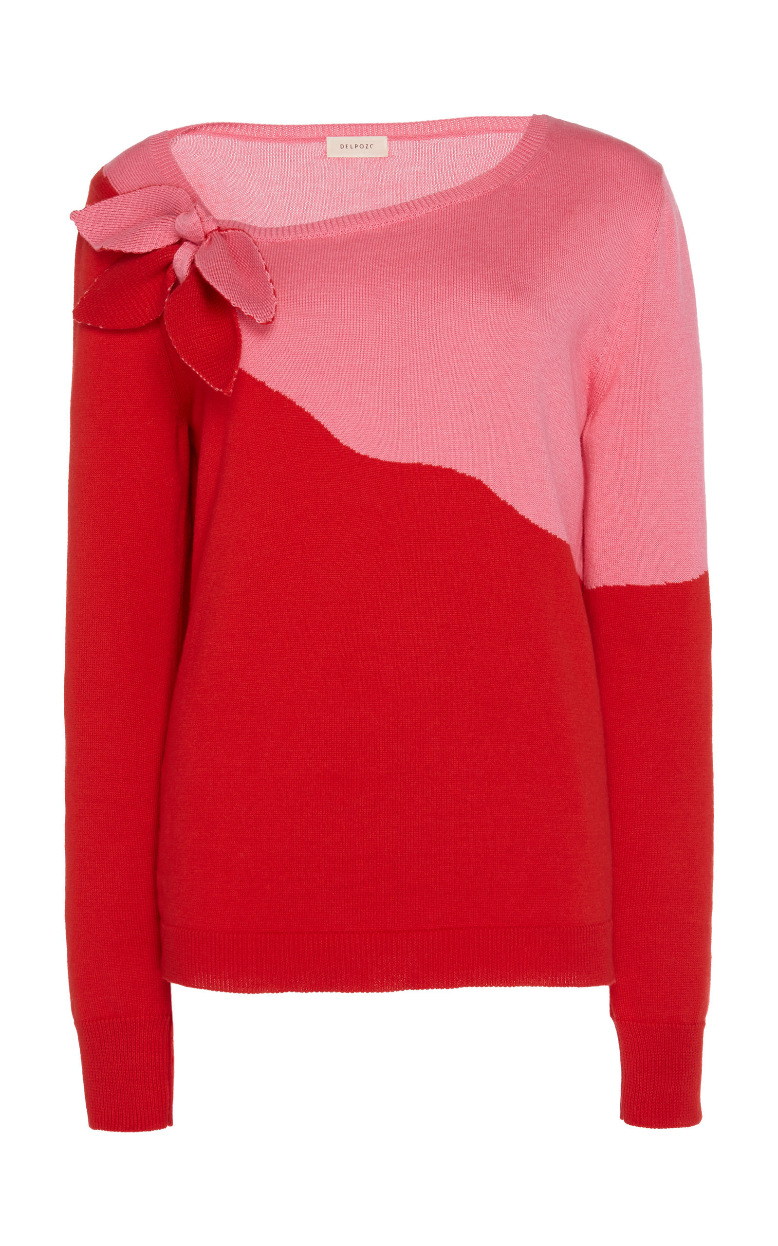 Mua áo len không đối xứng tay dài Delpozo 2019 - Áo len thể thao / dòng may áo khoác cardigan nữ mỏng