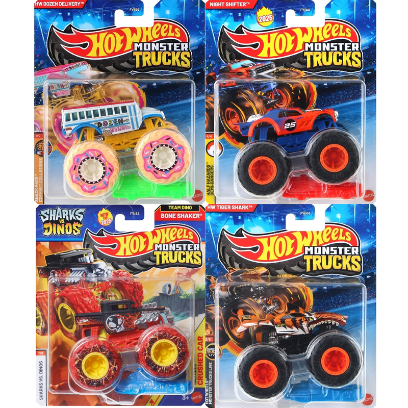 Hot Wheels Wild Bigfoot 25L Monster Truck Series Car Toy Off-Road Climbing Beach Toy Car