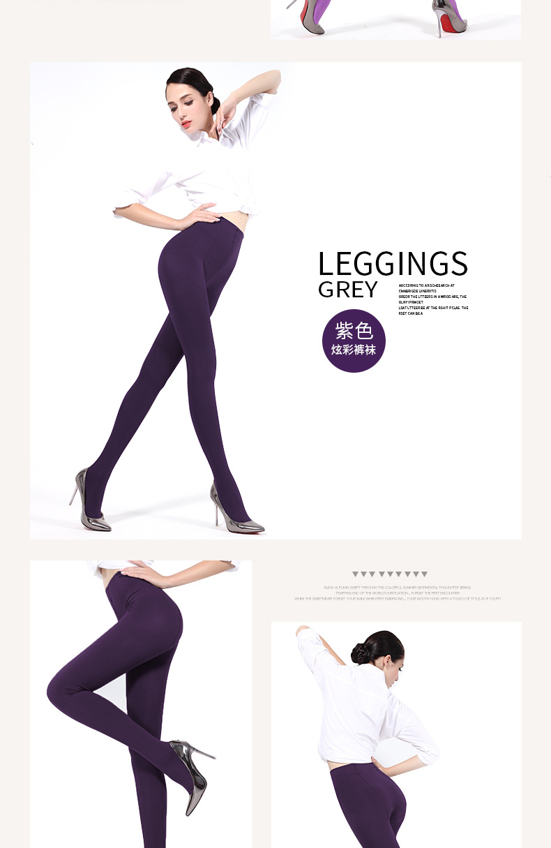 Vớ Nam Cực vớ mùa xuân và mùa thu dày màu kẹo nhung quần legging vớ nữ chân tất trắng