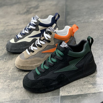 Europe Station New Collage Heightening Aggan Casual Shoes Men 2022 Spring Summer Trend 100 Hitch High Help Board Shoes Men