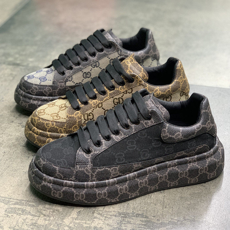 Summer New Pine Skies Skies Men's Fast Hand Raised Higher Leisure Plate Shoes Men's Korean Edition Father Shoes