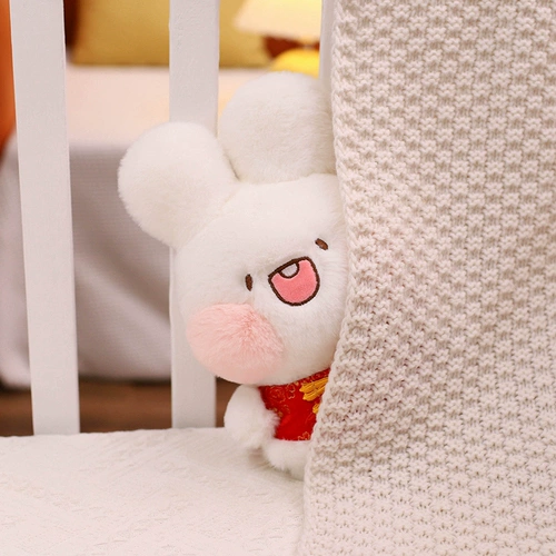 Плюшевый кролик, игрушка для сна, милая тряпичная кукла, белый кролик, подарок на день рождения