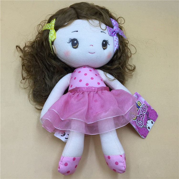 Foreign trade tail single little girl ragdoll plush doll doll