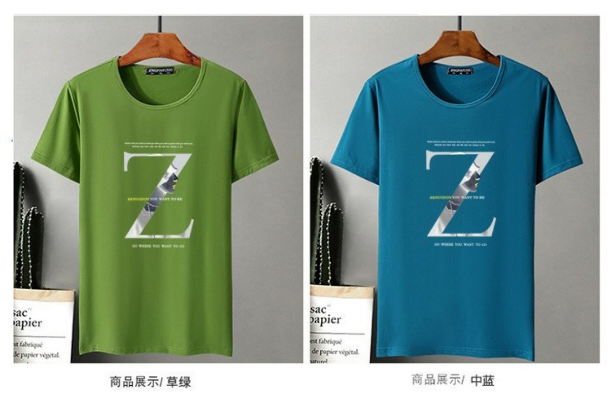 Cộng với áo thun nam XL chất béo ngắn tay thun cotton co giãn nửa tay mỏng phần mỡ mập béo mùa hè giản dị từ bi áo thun polo