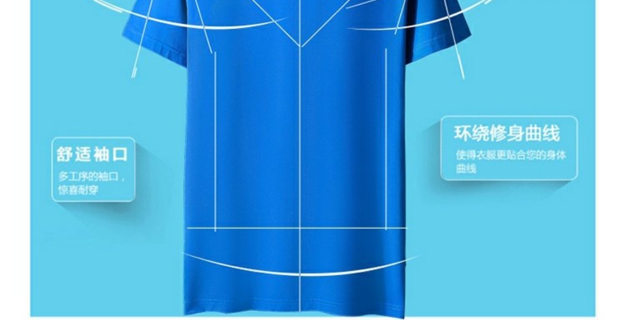 Người đàn ông béo tay ngắn áo thun cotton nửa tay cộng với phân bón XL vòng cổ lỏng lẻo phần thun thun áo phông nam hàng hiệu