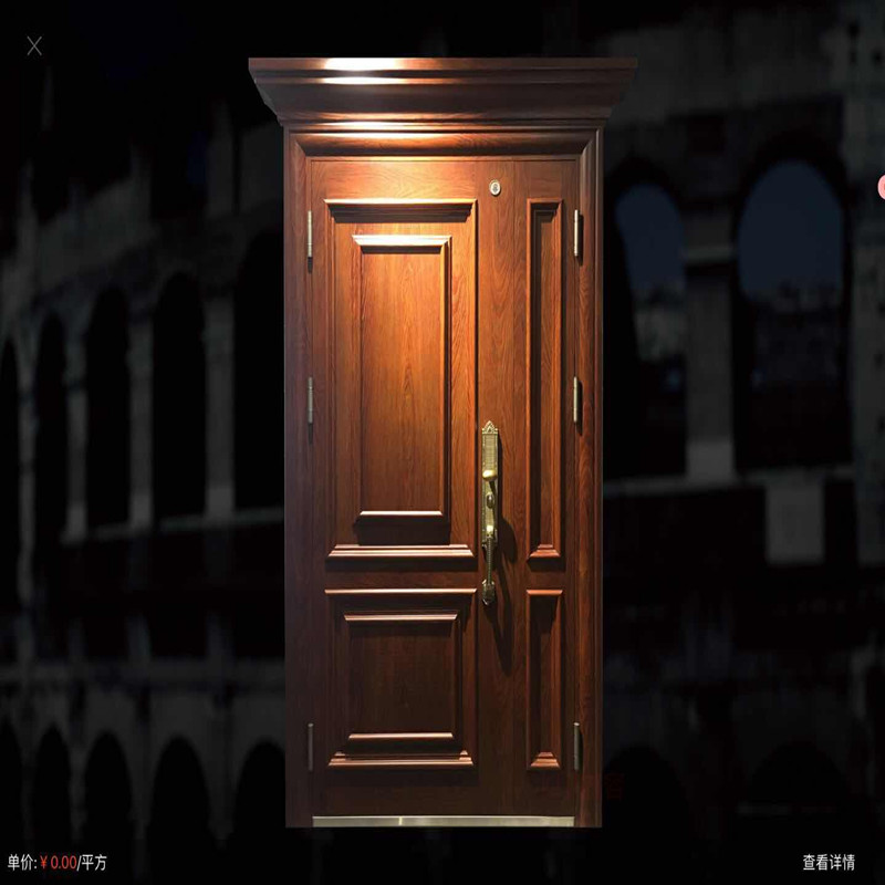 Mortal door high-end security door VDL-015 Brazilian yellow flower pears can be customized according to the wind scale