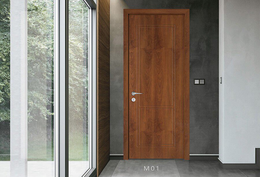 Open-open wood door-solid wood lacquered series M01