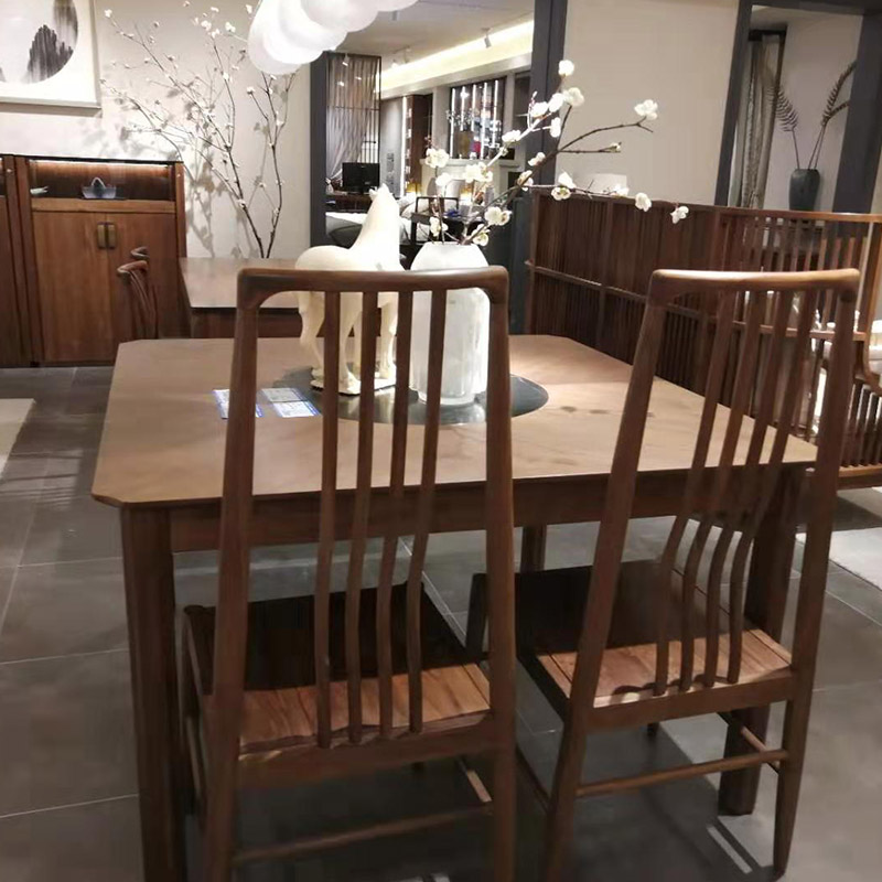 And wood Curvedrawing modern minimalist fashion light extravaganza 1 25M dining desk 1811D Online Dingkin-Taobao