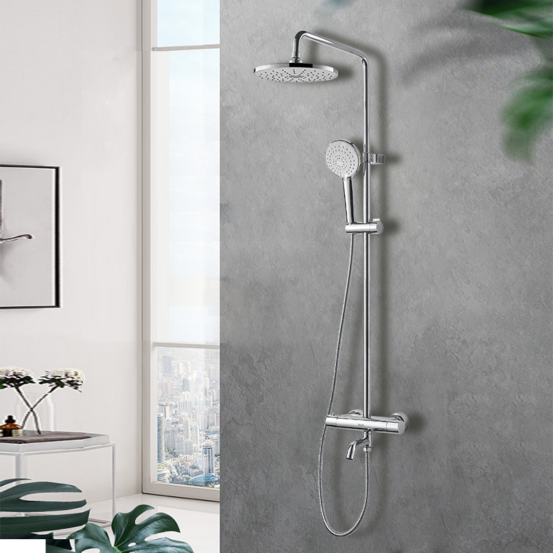 Hengjie bathroom constant temperature shower three outlet shower column pro-oxygen shower set multi-functional household bathroom shower