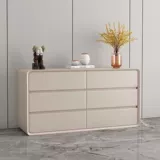 恋世 Современный простой светлый роскошный белый шкаф для хранения в спальне из цельного дерева, 568 шкаф с выдвижным ящиком, настенный шкаф для гостиной