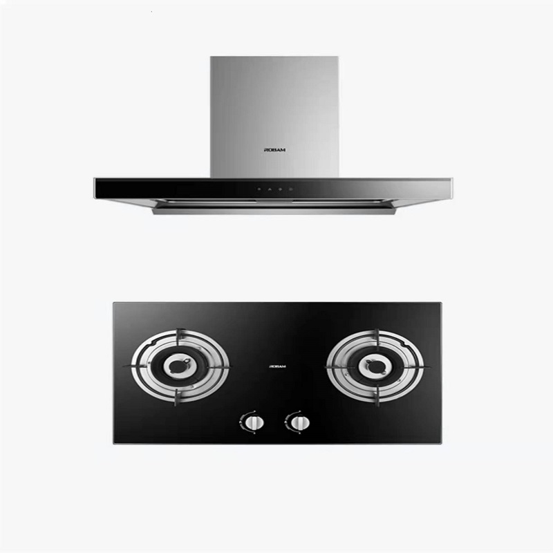 Boss double-cavity large suction smoke cooker package