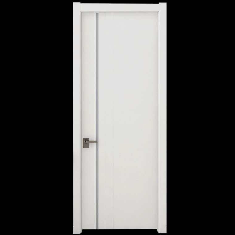 3D Unpainted Wooden Door D-008
