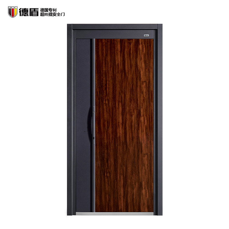 German shield German patent home security anti-theft door smart fingerprint lock anti-pry steel new Kara A single door