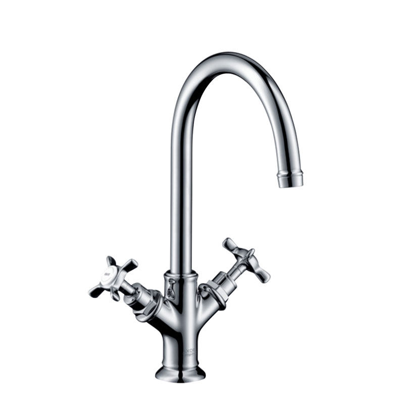 Hansgrohe Masheng Montréal double handle face basin tap with cross handle 16502007